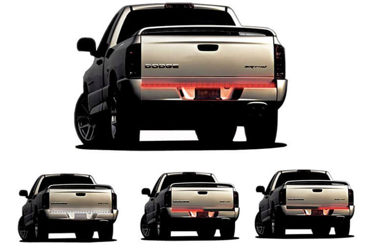 Plasmaglow fire and ice Tailgate Bar on Ford