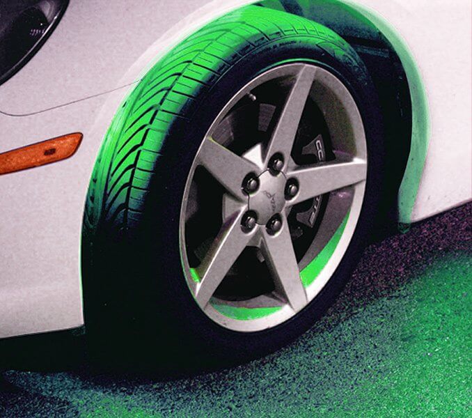 PlasmaGlow Flexible LED Wheel Well Kit Green