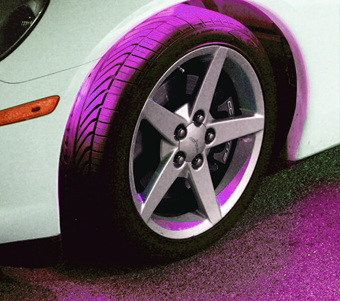 PlasmaGlow Flexible LED Wheel Well Kit Pink