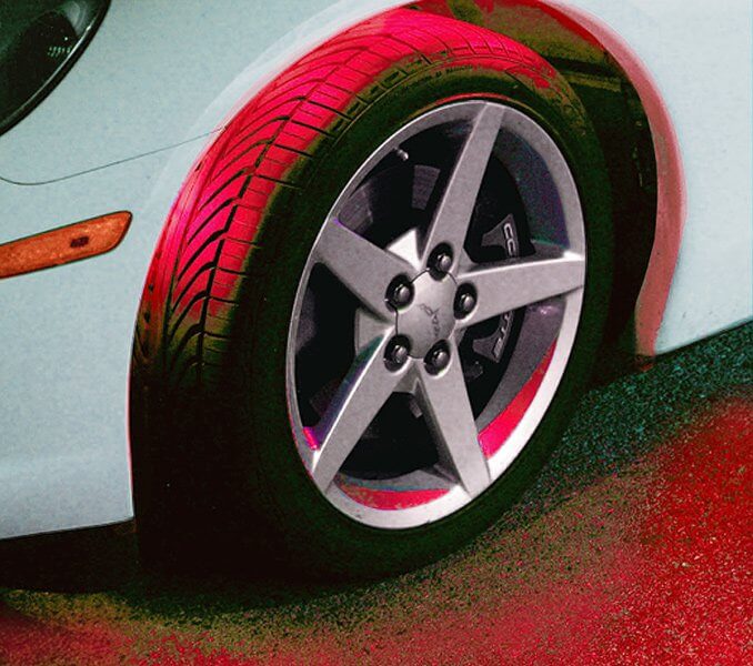 PlasmaGlow Flexible LED Wheel Well Kit Red